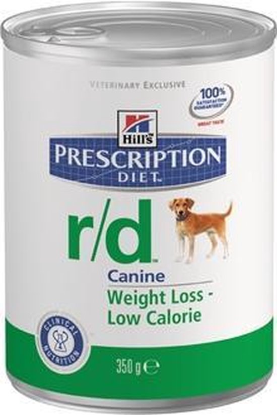 Hill's Prescription Diet Canine r/d 12x350g blikvoeding