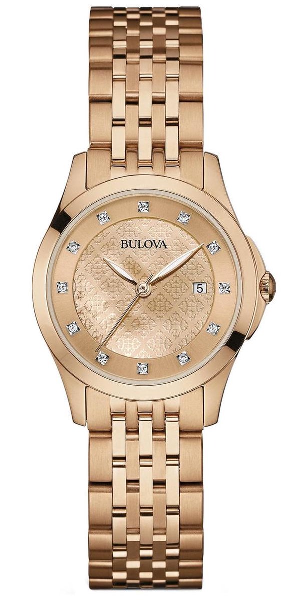 Bulova diamonds 97S112 Vrouwen Quartz horloge