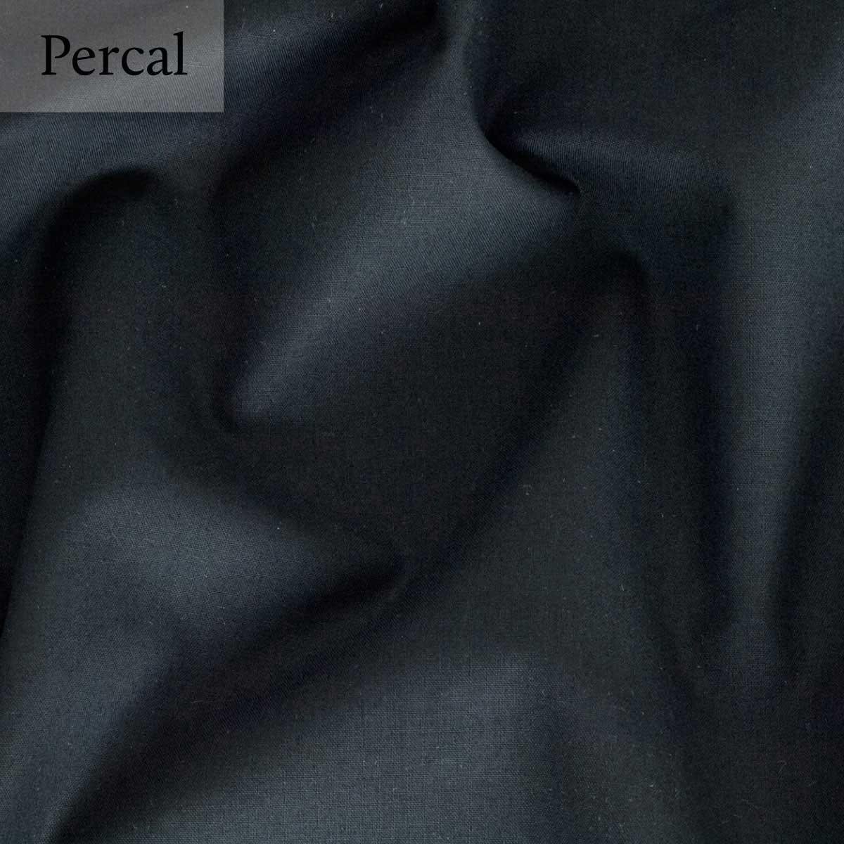 Dommelin Kussensloop Percal 200TC Zwart 60 x 70 cm