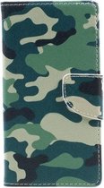 Lenovo K6 wallet hoesje camouflage