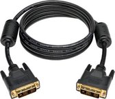 Tripp Lite 18'', DVI-D - DVI-D DVI kabel 0,46 m Zwart
