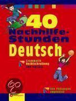 40 Nachhilfe-Stunden Deutsch