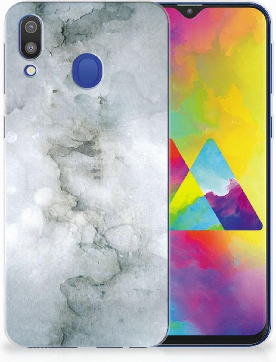 Hoesje maken Samsung Galaxy M20 (Power) Painting Grey