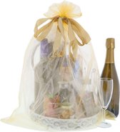 Shingyo 20 stuks Jumbo Organza Zakjes 50x65cm - Product Kleur: Goud