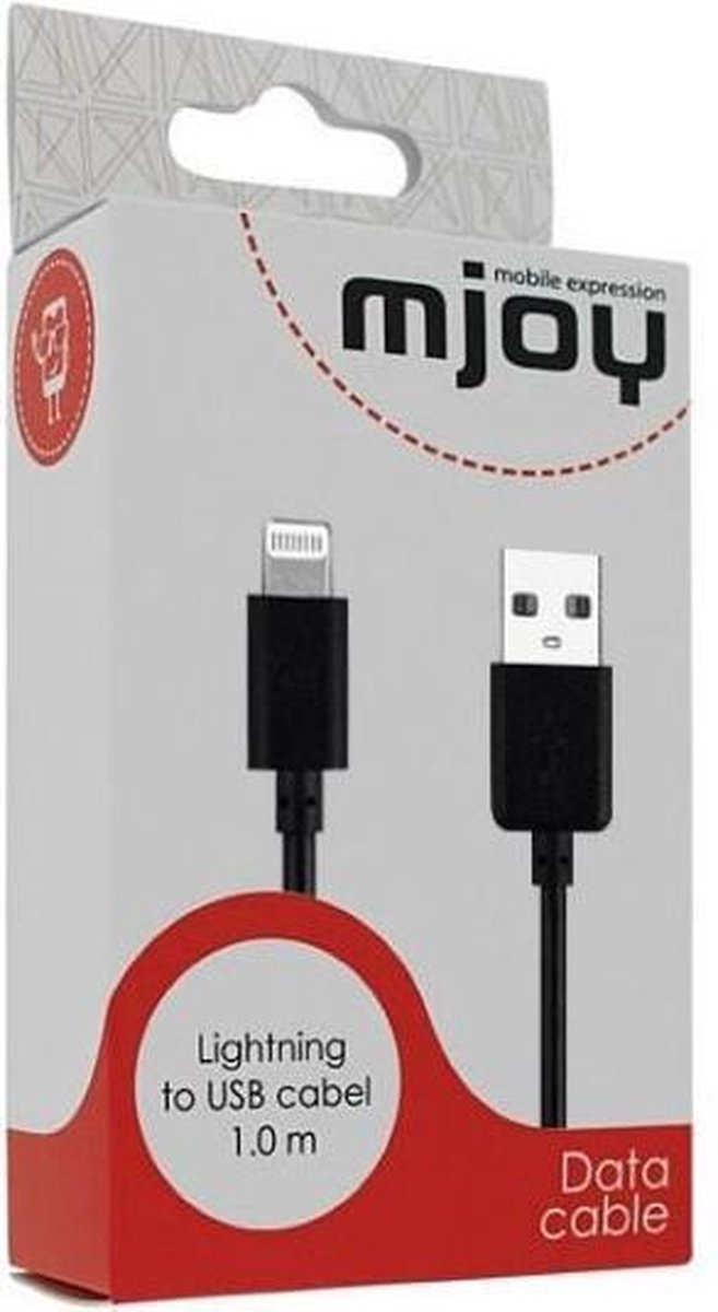 Lightning Connector naar USB Kabel (100CM) Zwart