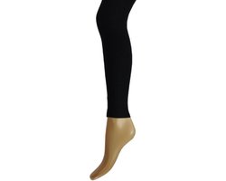Katoenen dames legging XXL zwart