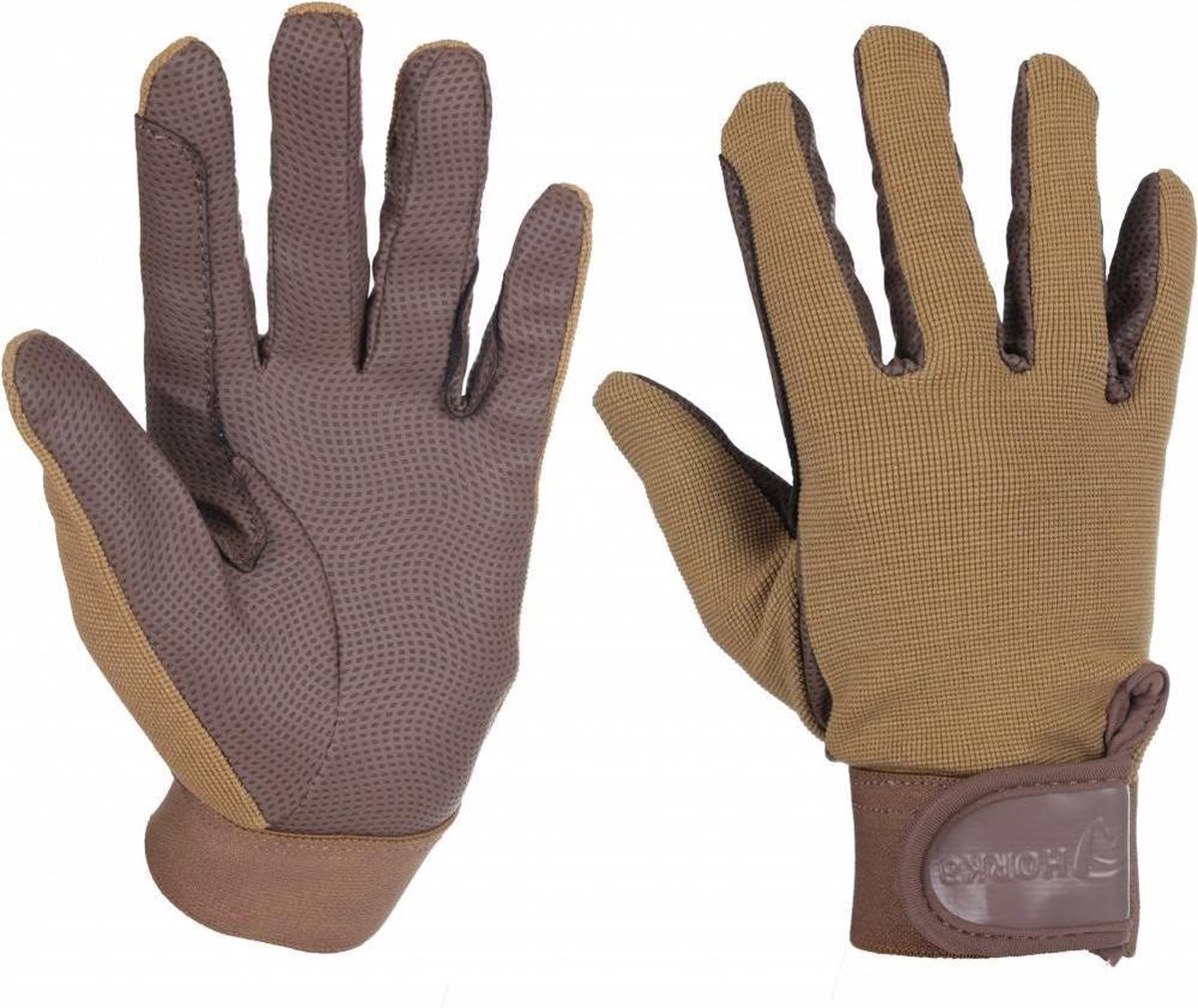Paardrijhandschoenen Cotton Serino Gloves Zwart - maat 6