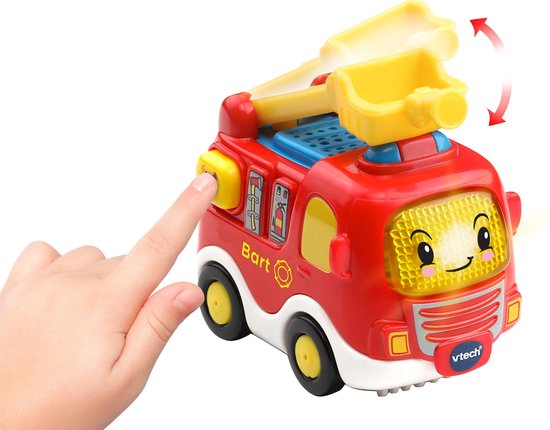 VTech Toet Toet Auto's Bart Brandweer - Speelfiguur - Educatief Baby Speelgoed - Speelgoed Auto - Cadeau - Vanaf 1 Jaar - VTech