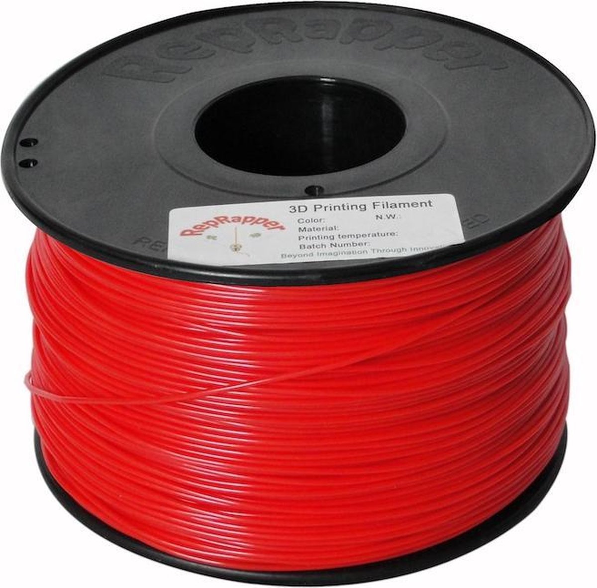 1.75mm rood ABS filament 1kg