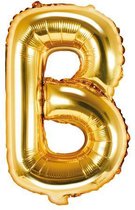 Folie ballon Letter B, 35cm, goud