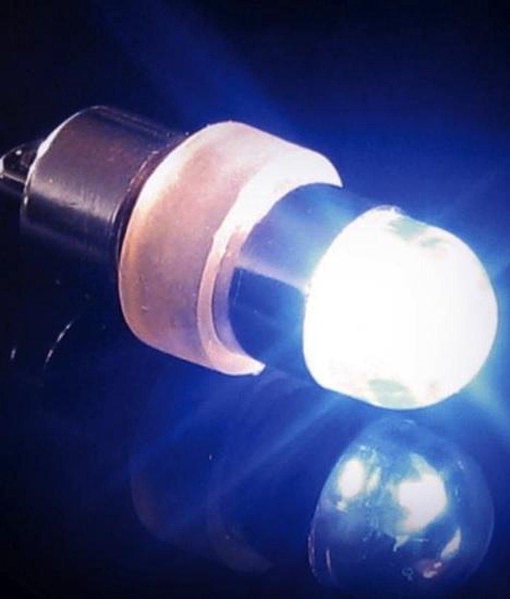 x Waterdichte led lampjes op batterij kleine witte lampjes - op vervangbare... | bol.com