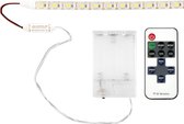 Groenovatie LED Strip - 3xAA Batterijen - Dimbaar - Warm Wit - Waterdicht IP65 - Onderbouw