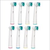 Opzetborstels - 8 Stuks - Passend op Oral-B tandenborstel