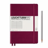 Leuchtturm1917 A5 Medium Notitieboek Gelinieerd Port Red