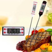 Vleesthermometer Digitaal - BBQ Thermometer - Voedselthermometer - Zwart - Voor Grill, Barbecue, Oven & Meer