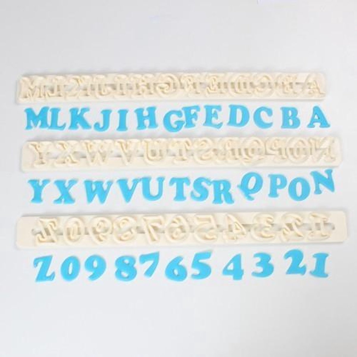 FMM Alfabet & Cijfer Tappits Hoofdletters Art Deco
