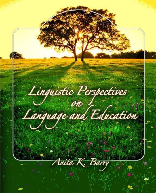 Linguistic Perspectives on Language and Education - cover
