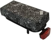 Big Cushie Blackish Pattern - zacht en stylish fietskussen voor op bagagedrager