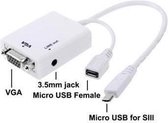 EverTech MHL Micro USB to VGA+Audio Adapter