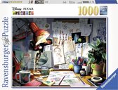 Ravensburger puzzel Disney Pixar The Artist's Desk - Legpuzzel - 1000 stukjes