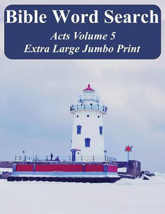 Bible Memory Lighthouse- Bible Word Search Acts Volume 5 - cover