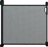 Gaterol Active Pro Zwart – Leuk, uitschuifbaar trap- en deurhek Rollo, met Quick Pass en automatische sluiting, tot 120 cm