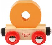 Bigjigs - Rails - Naamtrein - Letter O - Oranje