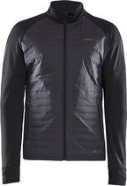 Craft SubZ Jacket Heren Zwart Gevoerde Hardloopjas