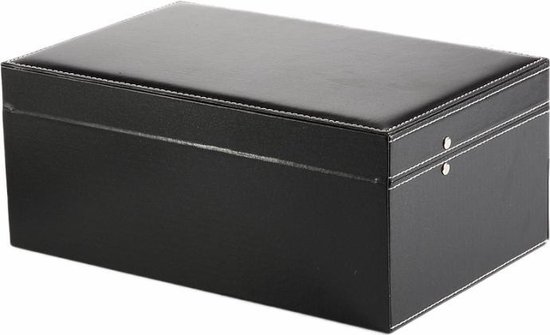 Sieradenbox Luxe - Sieradendoos - 7 compartimenten - Kunstleer - IMPAQT