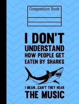 Shark Composition Notebook - College Ruled