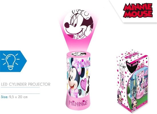Disney Plafondprojector Minnie Mouse Led 20 Cm Roze | bol.com