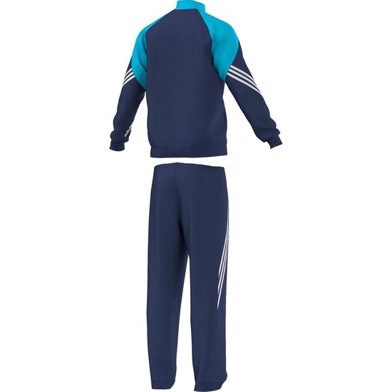 adidas Sereno 14 - Trainingspak - Kinderen - Maat 152 - Navy/Lichtblauw/Wit  | bol.com