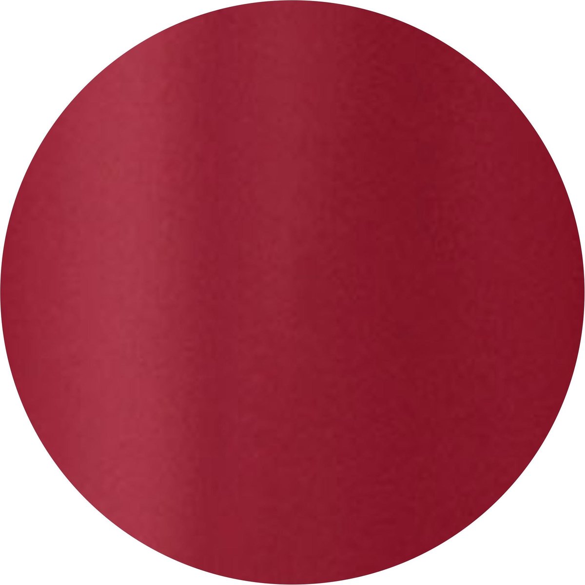 Gesloten champagnekleurige lipstick huls met gouden band.