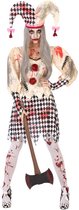 ATOSA - Bebloed harlekijn kostuum voor vrouwen - XS / S (34 tot 36)