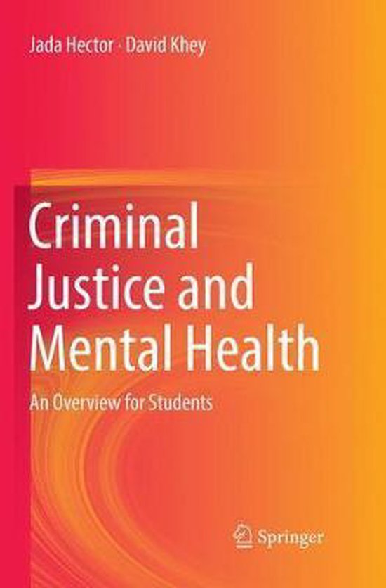 Criminal Justice and Mental Health - cover