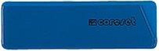 Coroset magnetische etikethouder, 100/VE, 97x30mm, blauw