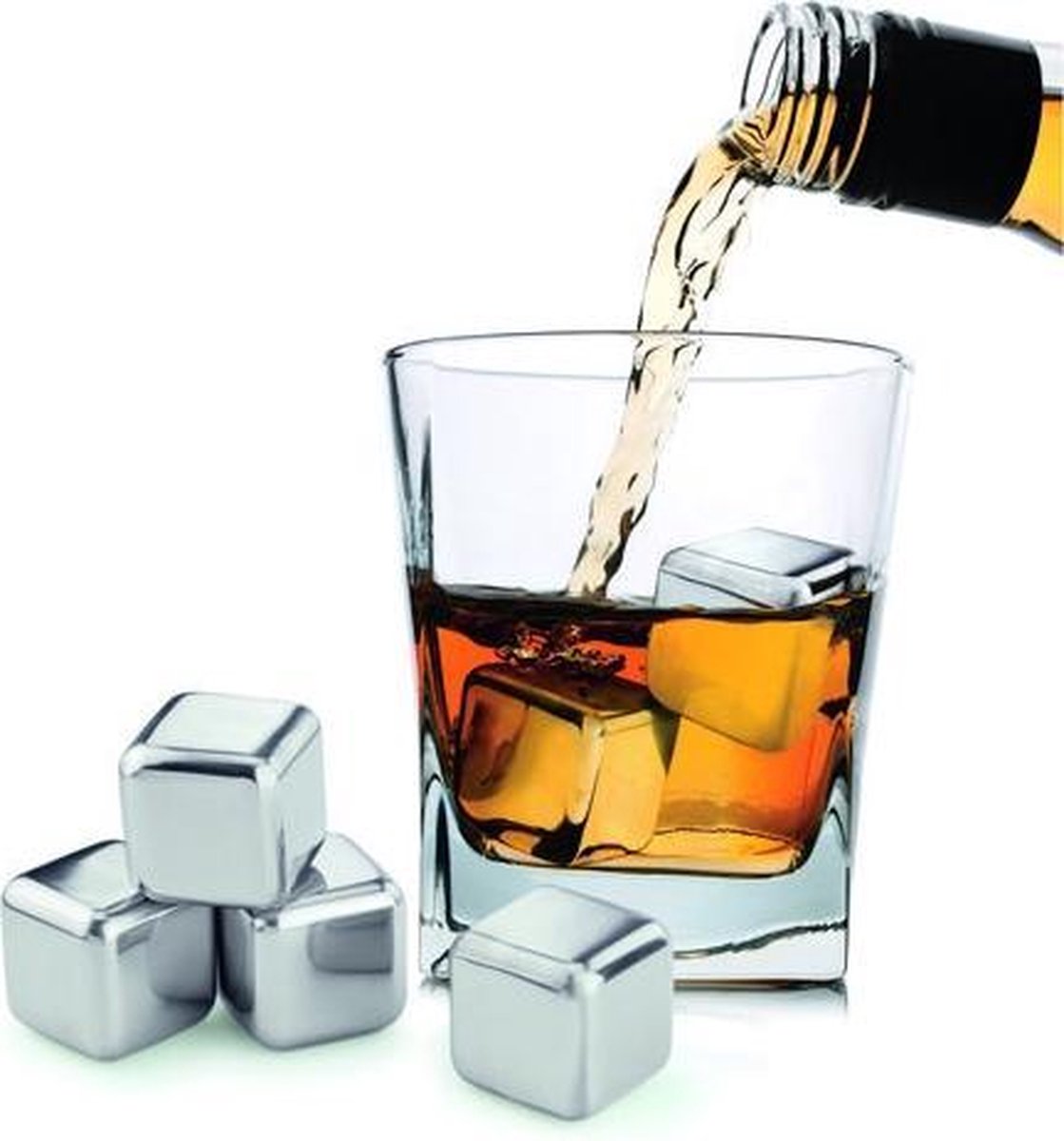 Whiskey Stones Ijsblokken - Wiskey - Whisky Ijsblokjes Ice Cub Koelstenen | bol.com