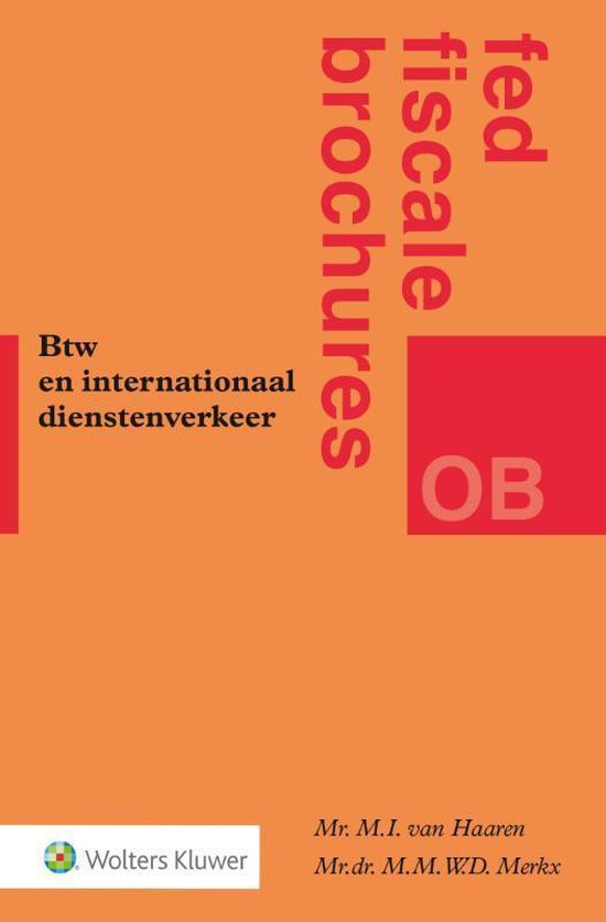 Fed fiscale brochures OB - Btw en internationaal dienstenverkeer