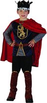 LUCIDA - Middeleeuwse Koning Leeuw kostuum voor jongens - L 128/140 (10-12 jaar)