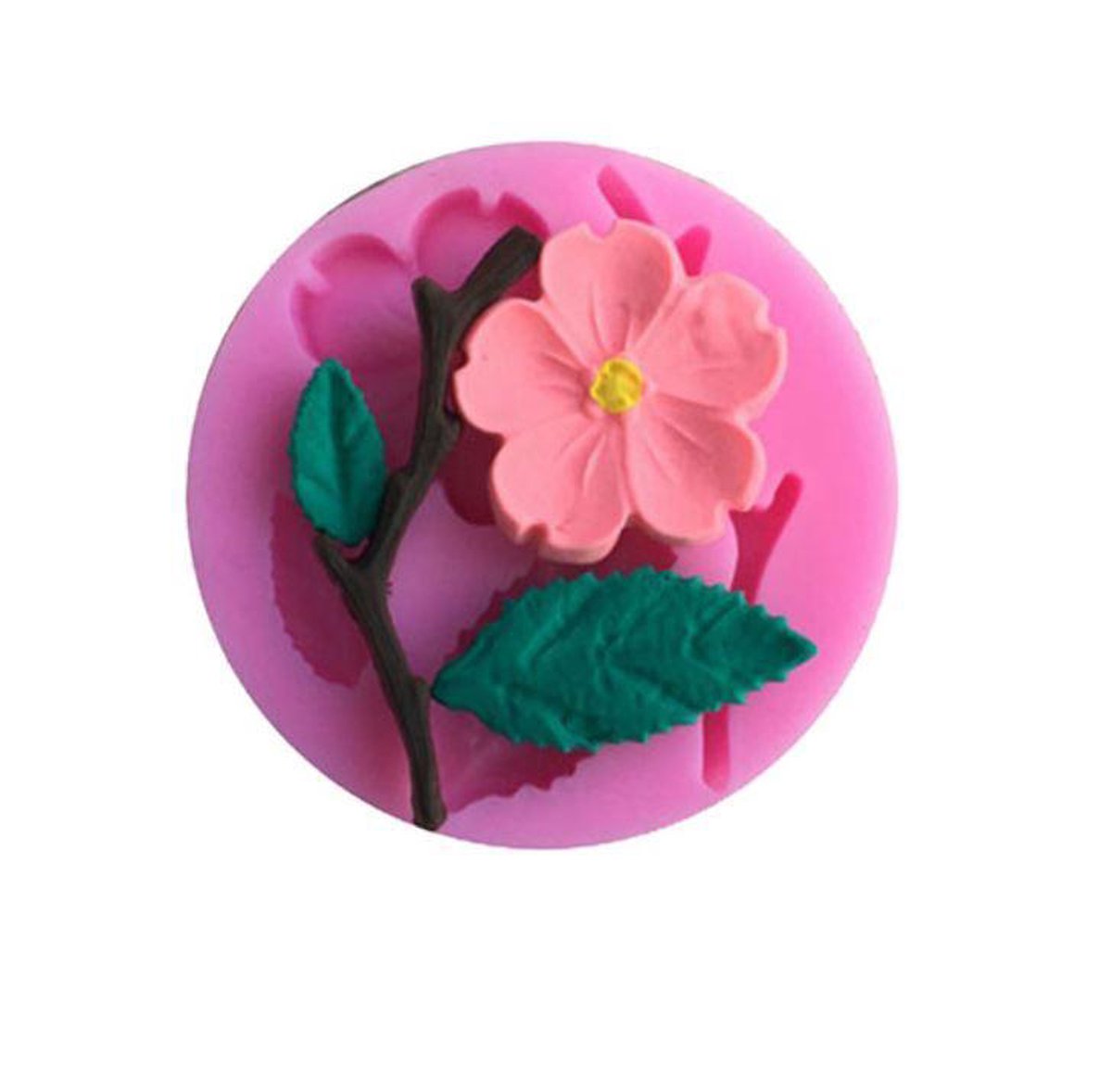 TROYSINC Bloem Patroon Siliconen Tip Mat Cake Tip Mat Siliconen Tip Matten Reliëf Taart Fondant Vorm Siliconen Mat DIY Decoreren Gereedschap voor Cake Brood Mousse Taartdecoratie