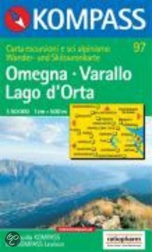 97: Omegna - Varallo-Lago D'Orta 1:50, 000 - cover