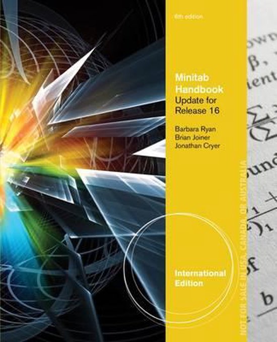 MINITAB (R) Handbook, International Edition