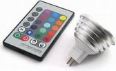 LED MR16 3W Colour met afstandsbediening