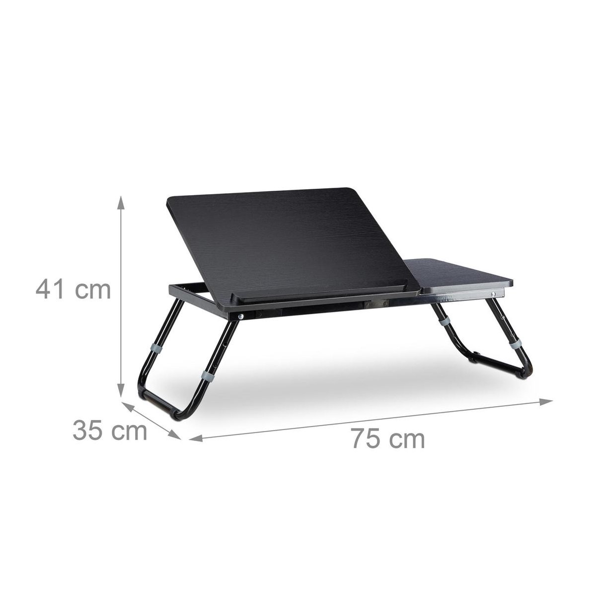 Laptoptafel / bedtafel - hout - 53 x 34 x 27,5 cm - Leen Bakker