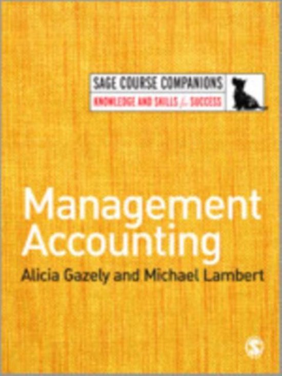 Management Accounting Alicia Gazely Boeken Bol Com