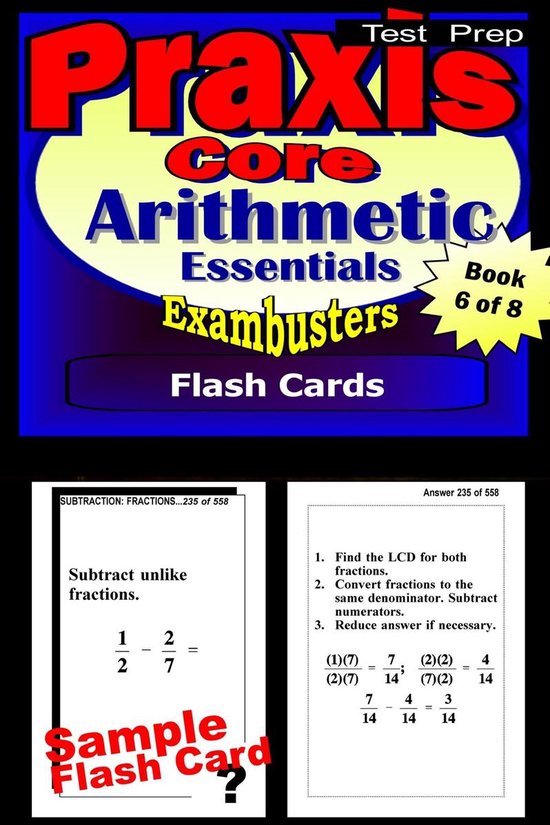 Exambusters PRAXIS Core 6 - PRAXIS Core Test Prep Arithmetic ... - cover