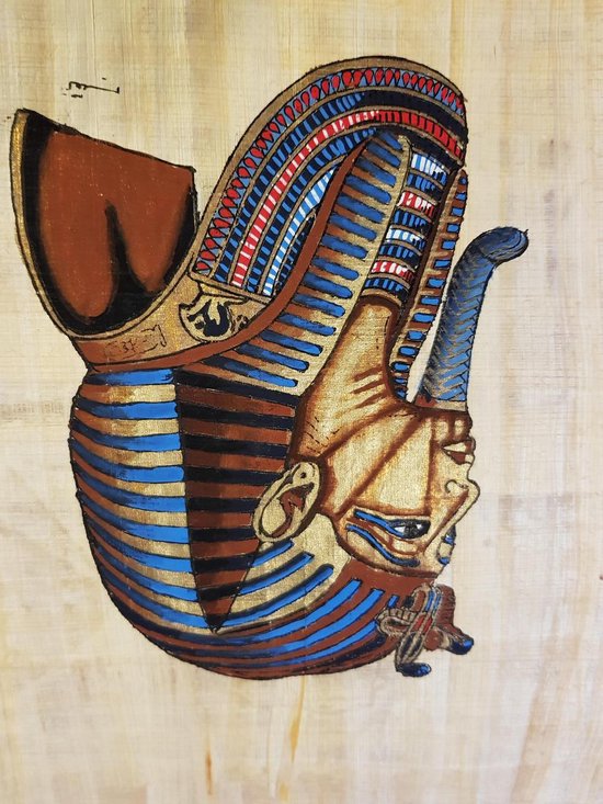 Toetanchamon Papyrus Handwerk - 30 x 25 cm