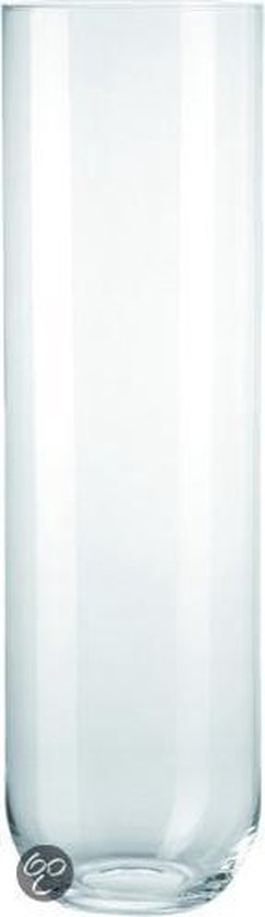 Leonardo Vaas Dynamic, hoogte 50 cm, diameter 16,5 cm, handgemaakt helder glas, 012306
