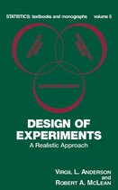 Statistics: A Series of Textbooks and Monographs - Design of Experiments