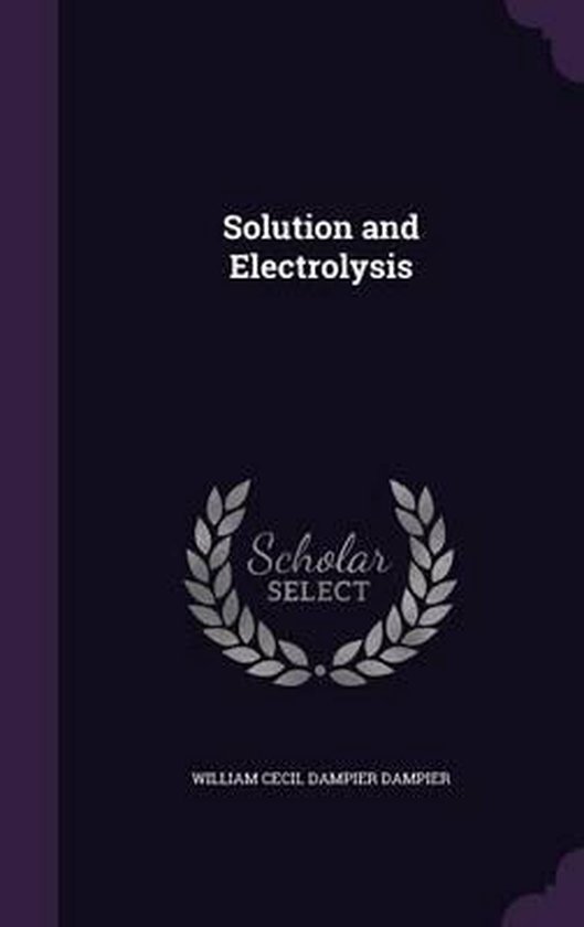 Solution and Electrolysis - cover